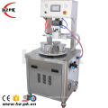 HZPK semi-automatic 4 heads glass plastic metal jar bottle cans vacuum capping sealing machine